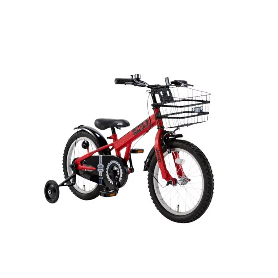 Jeep 自転車 18インチ 子ども用 COMMANDO カゴ・補助輪・ベル付き レッド ジュニアサイクル 赤 キッズ ジュニア ジープ コマンド 18型☆ PayPay(ペイペイ)決済可能 ☆ 札幌市 清田区 平岡 Jeep（ジープ） 「ジープ」JE-18G 18インチ 子供用 自転車 -25