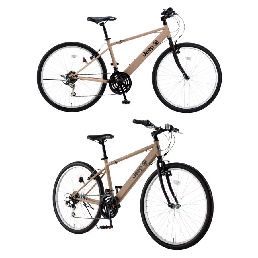 Jeep（ジープ） 完成品 組立済 自転車 26インチ フィットネスバイク