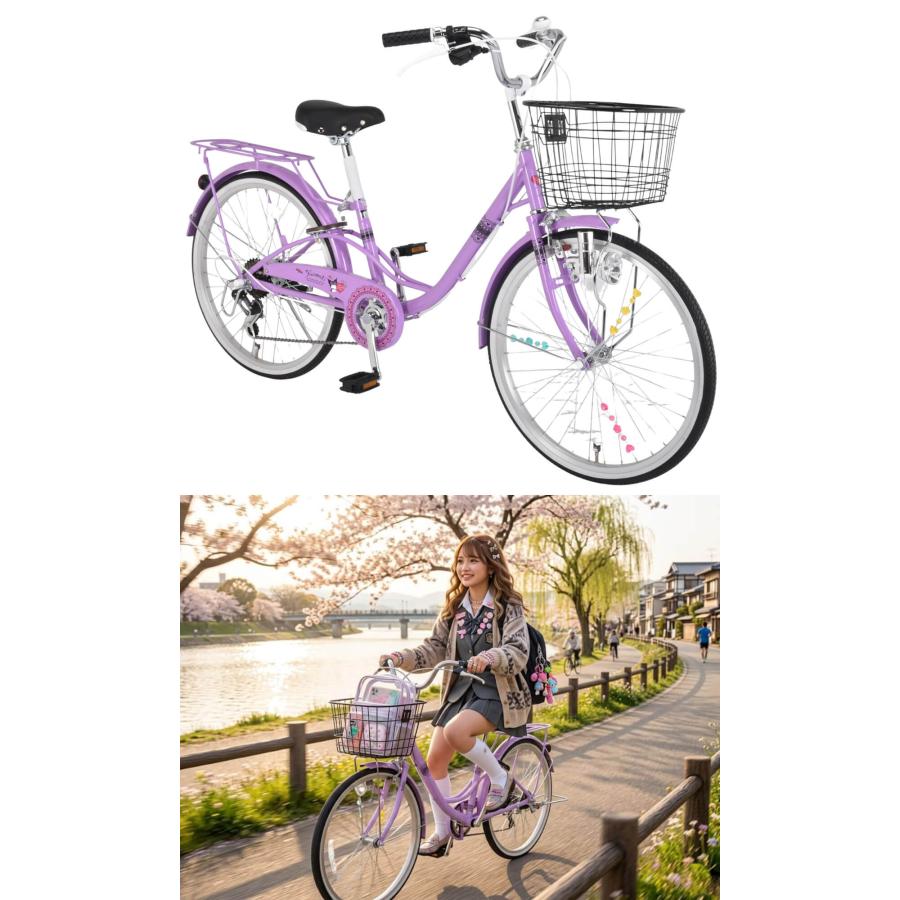 sanrio（サンリオ） 完成品 組立済 クロミ BAA 子供用自転車 20インチ
