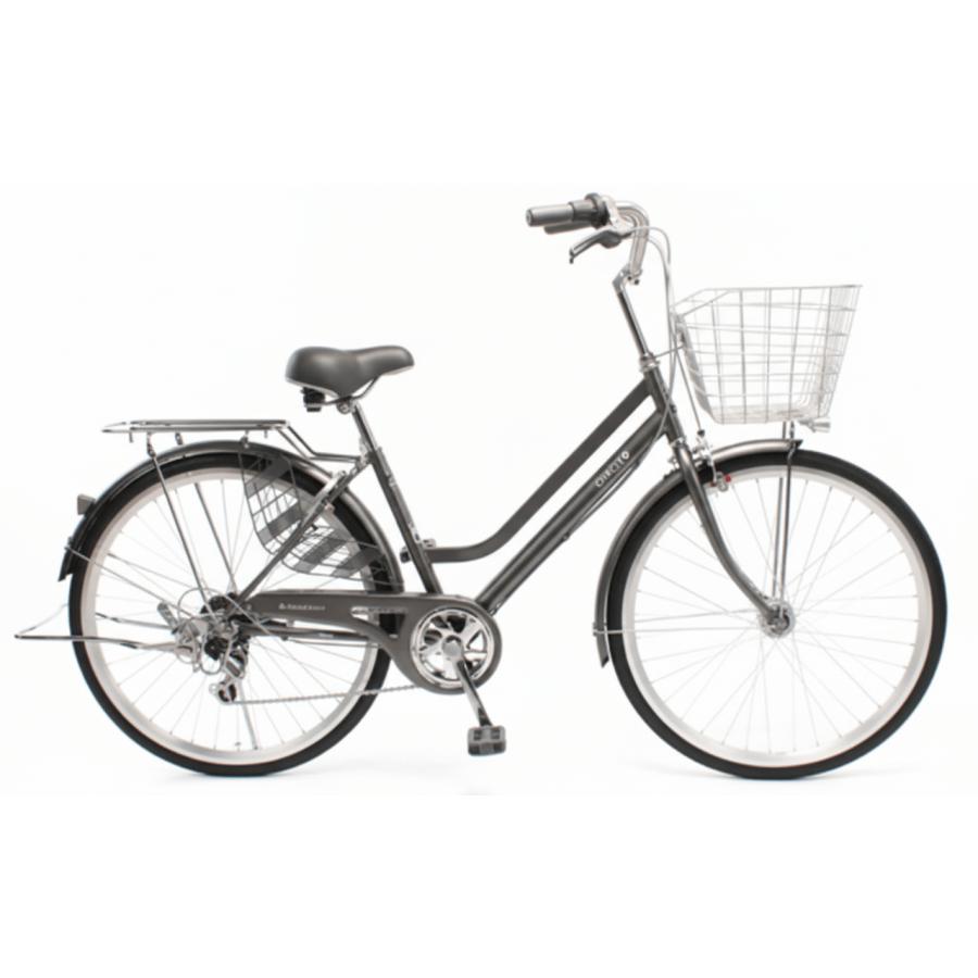 完成品 組立済 自転車 BAA 26インチ 27インチ パンクしないエアレスタイヤ チャクル シークライト 6段変速 オートライト 両立スタンド CHACLE SEAKRAIT | オオトモ | 06