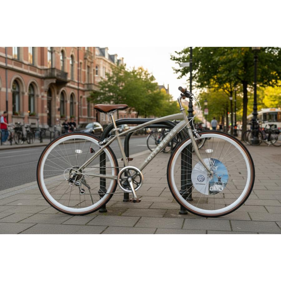 フォルクスワーゲン（Volkswagen） 完成品 クロスバイク 自転車 組立済