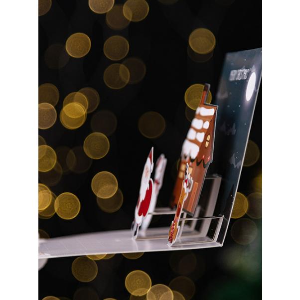 クリスマスカード 3D 立体 メッセージカード クリスマス ツリー サンタトナカイ かわいい 封筒付き グリーティングカード レター カード｜f-shop-r｜11