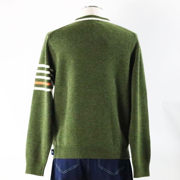 セーターラウラフェリーチェ 48サイズ 145-7002 メンズ カジュアル 秋 冬 40代 50代 60代 服 紳士 プレゼント ギフト 新品 正規品 ニット グリーンの画像