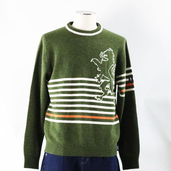セーターラウラフェリーチェ 48サイズ 145-7002 メンズ カジュアル 秋 冬 40代 50代 60代 服 紳士 プレゼント ギフト 新品 正規品 ニット グリーンの画像