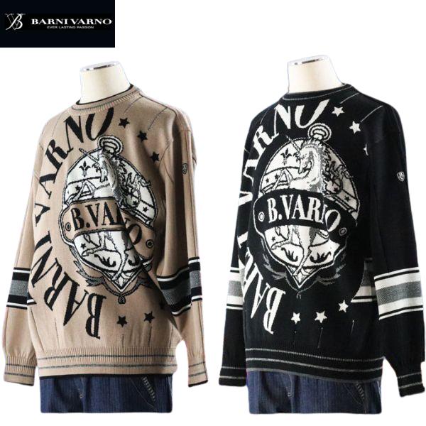 バーニヴァーノ LLサイズ セーターbaw-osw5403 KN ニット AW