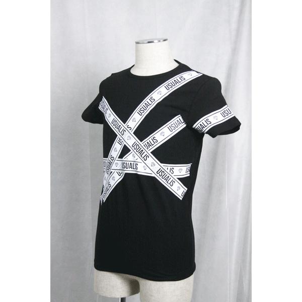 USUALIS（ウザリス） TシャツUSUALIS M-3Lサイズ 01-2520-60-05 HT*M 