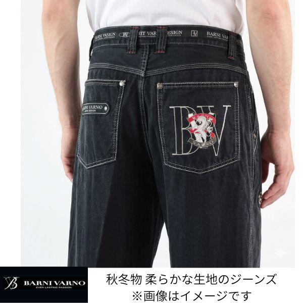 BARNIVARNO デニムパンツ 新品 バーニヴァーノ 2タック デニムパンツ 