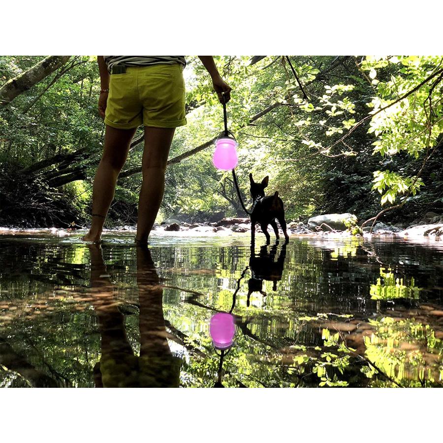 フローティング ソーラーランタン SOLR LANTERN miniPOD HAPPY LIFE ピンク |  | 01