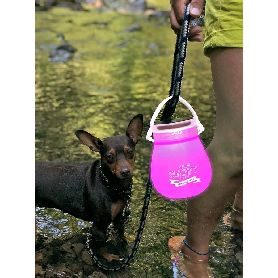 フローティング ソーラーランタン SOLR LANTERN miniPOD HAPPY LIFE ピンク |  | 03