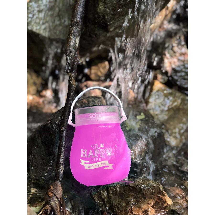 フローティング ソーラーランタン SOLR LANTERN miniPOD HAPPY LIFE ピンク |  | 04