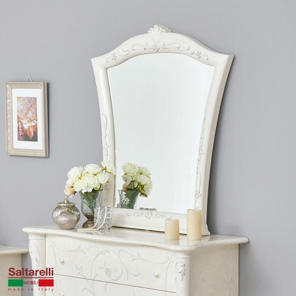 公式】姫系 アンティーク風ミラー 鏡 ピンク 鏡(壁掛け式) | tenisperu