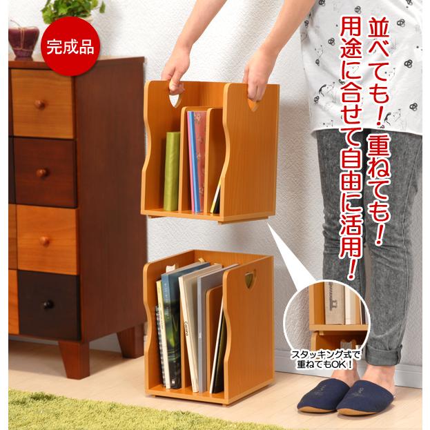 木製 本立て 本立て おしゃれ 本立て ブックスタンド ブックスタンド 卓上 ブックスタンド 木製 同色２個組 サイズもスッポリ 同梱不可