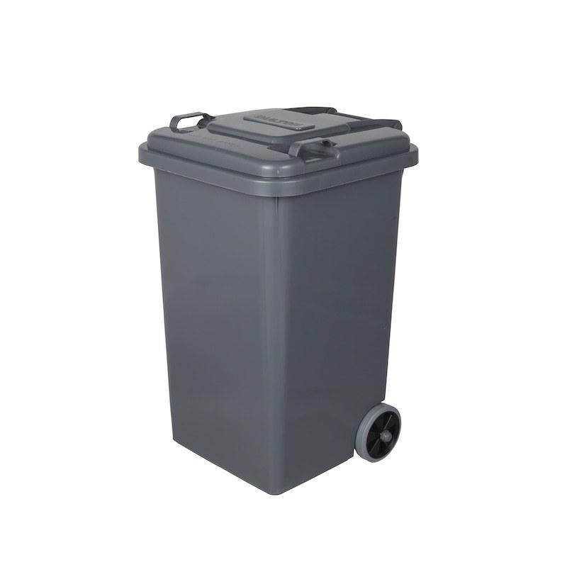 PLASTIC TRASH CAN 65L GRAY プラスチック トラッシュカン 65リットル DULTON ダルトン ゴミ箱 キャスター付き 大容量 65l ダストボックス 屑入れ アンティーク