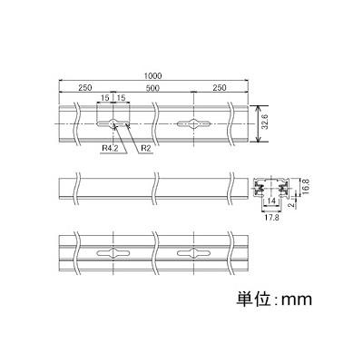 東芝 接地極付ライティングレール　＆＃8549；形　長さ1ｍ　黒　ＮＤＲ0211ＥＫ TOSHIBA｜f-syo-ei｜04