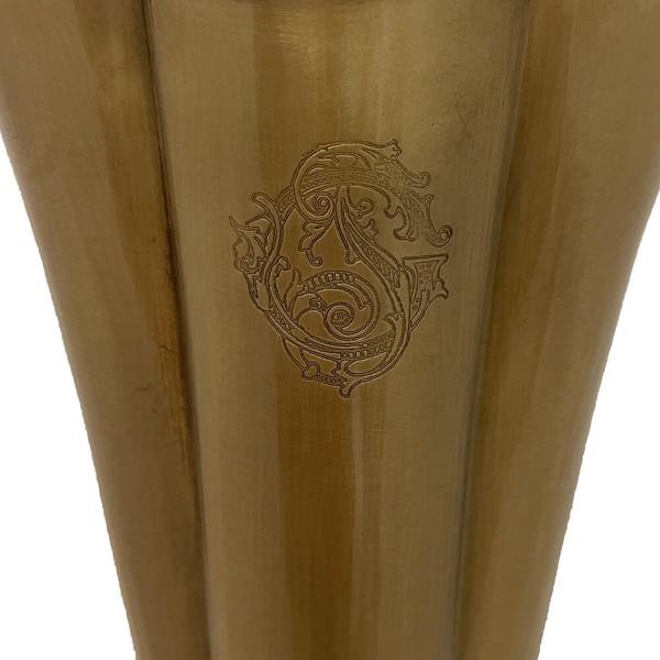 大阪超高品質 真鍮のフラワーベース 花瓶 生花 FC-579 おしゃれ 玄関 リビング ガーデンファニチャー