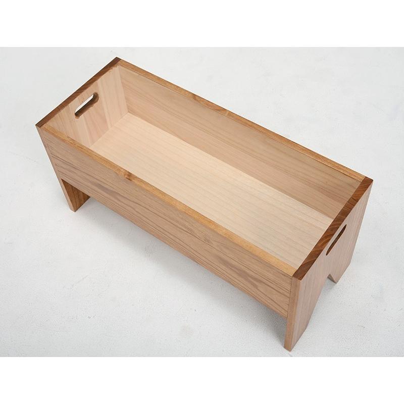 ベンチ 収納ベンチ 幅70cm 収納ボックス 桐 木製 収納スツール オットマン 足置き ボックススツール ダイニングベンチ MBC-6196