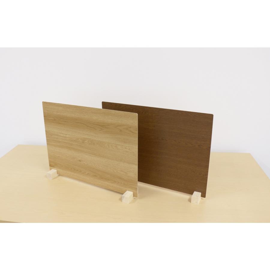 飛沫防止パーテーション(ウッド調)Mサイズ　12台入り