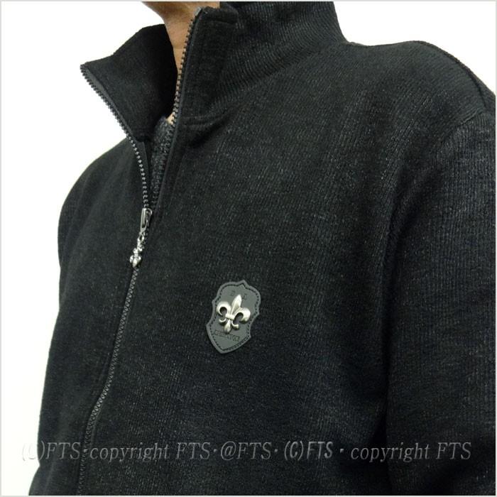 Be Ambition フルジップアウター メンズ ニット調カットブルゾン