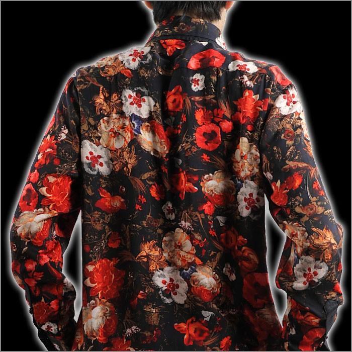 Gw中も発送ok 花柄シャツ メンズ 赤レッド 二重衿ドレスシャツ クリスタル調ボタンダウンシャツ ブランド おしゃれ Dp32 Re Fts メンズファッション ちょいワル おしゃれ 通販 Yahoo ショッピング