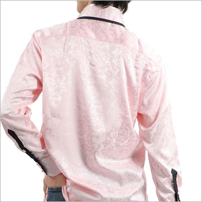 花柄シャツ メンズ バラ薔薇柄モデル ピンク 二重衿ドレスシャツ クリスタル調ボタンダウンシャツ ブランド おしゃれ Dp32 f Pk Fts メンズ通販 モテ系 ちょいワル 通販 Yahoo ショッピング