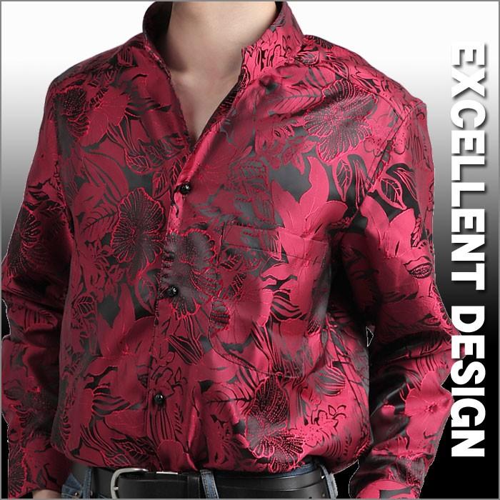 立衿 スタンドカラーシャツ メンズ 衿ワイヤーモデル 花柄シャツ ジャガード柄デザインル 赤ワインレッド ブランド おしゃれ Dp32 21 Re Fts メンズファッション ちょいワル おしゃれ 通販 Yahoo ショッピング