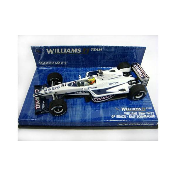 F1 1/18 J.バトン Williams F1 BMW FW22 PMA 1/43 R．シューマッハ