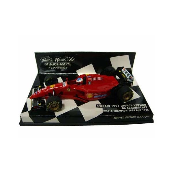 PMA 1/43 Ｍ．シューマッハ スクーデリア・フェラーリ ９６ランチバージョン ＰＭＡ-ＢＯＸ 限定品 1996