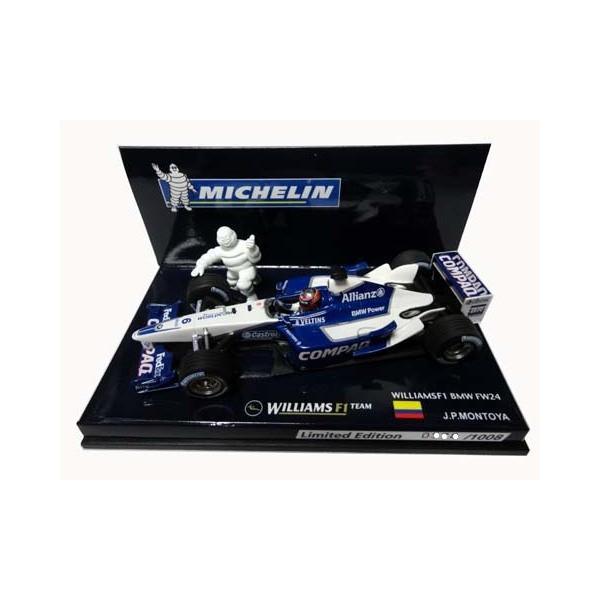 PMA 1/43 Ｊ．Ｐ．モントーヤ ウイリアムズ・ＢＭＷ FW24 ミシュラン別注品 2002