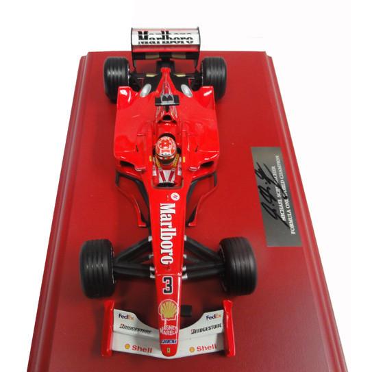 Ferrari F1 F2000 Mシューマッハ 1/18 マテル 1/18 M．シューマッハ フェラーリ F2000 直筆サイン入