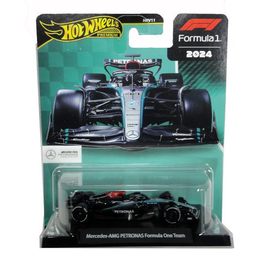 ホットウィール製 1/64 L．ハミルトン メルセデスAMG W15 2024