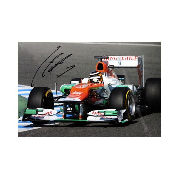 2012 Ｎ．ヒュルケンベルグ フォースインディア 直筆サイン入写真 S-151