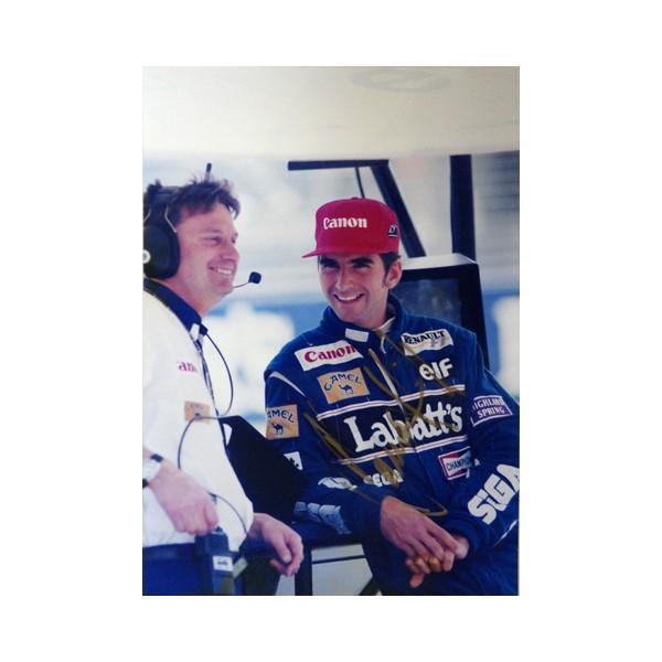 デーモンヒル直筆サインウィリアムズルノー1993 証明書付き