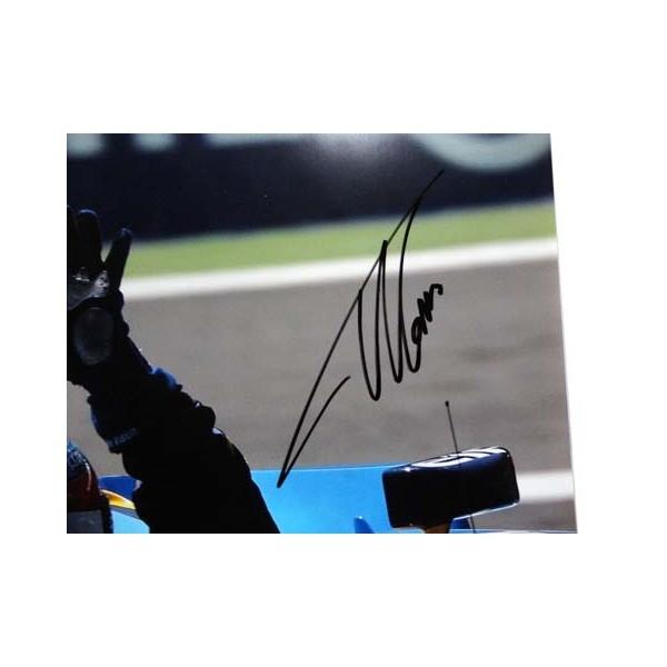 2005 Ｆ．アロンソ ルノー R25 直筆サイン入フォト 2005 F．アロンソ ルノー R25 直筆サイン入フォト 2005 F