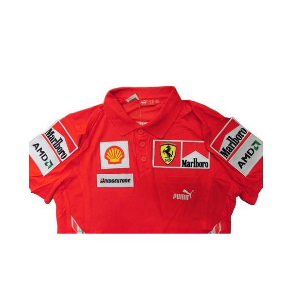 2008 スクーデリア・フェラーリ チーム支給品 ポロシャツ サイズＭ 新品｜f1-revolution｜02