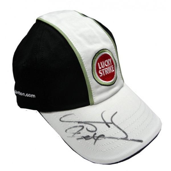 ジェンソン・バトンサイン入りキャップ