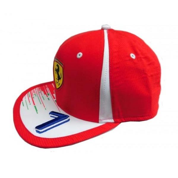 スクーデリア フェラーリ F1 2018 キミ ライコネン 1/2ヘルメット スクーデリア フェラーリ F1 2018 キミ ライコネン アメリカGP 1/2