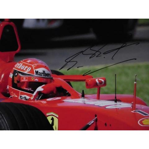 2003 フェラーリ M．シューマッハ 直筆サイン入フォト 2003 フェラーリ M．シューマッハ 直筆サイン入フォト
