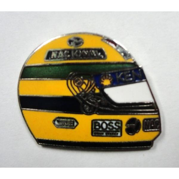 1993 A．セナ マクラーレン・フォード ヘルメット・ピンバッチ 楽天