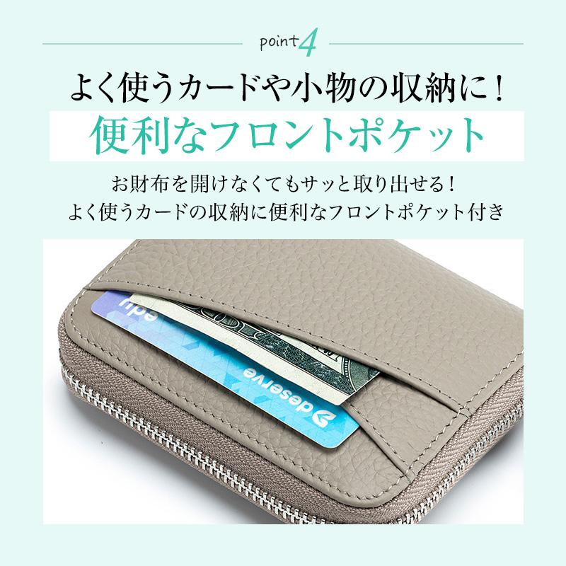 財布 レディース ミニ財布 二つ折り 本革 お札折らない 小銭入れ じゃばら BOX型 おしゃれ｜f301k｜08