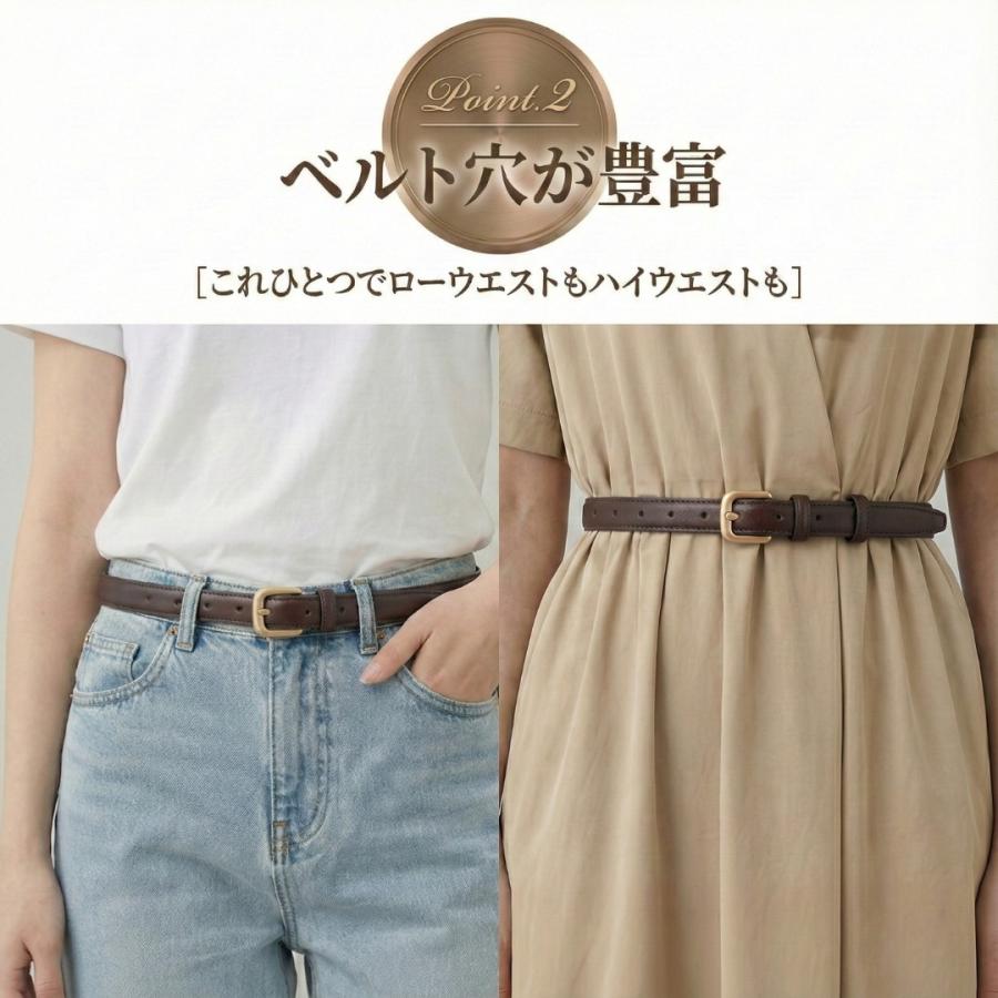 ベルト レディース 本革 おしゃれ 95cm 100cm 105cm 細い 細身 レザー カジュアル フォーマル 女性 ポイント利用 爆買 |  | 04