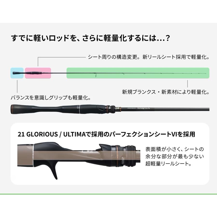 シマノ24ポイズンアドレナ2610UL/ML-2 シマノ 24ポイズンアドレナ2610UL/ML-2 SHIMANO ADRENA