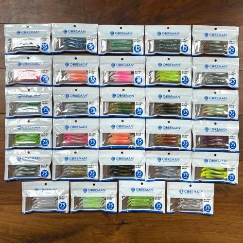 コアマン アルカリシャッド 75mm　カラー各種 | COREMAN