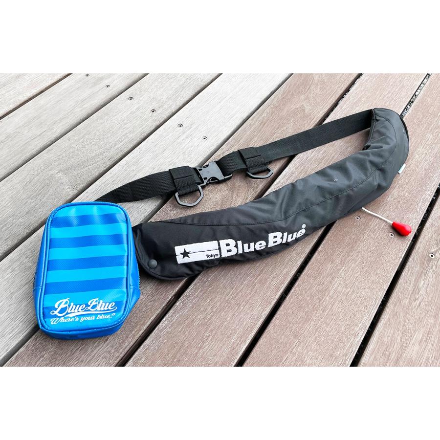 BlueBlue（釣り） ブルーブルー(Blue Blue) ターポリンポーチ #02 ロゴ