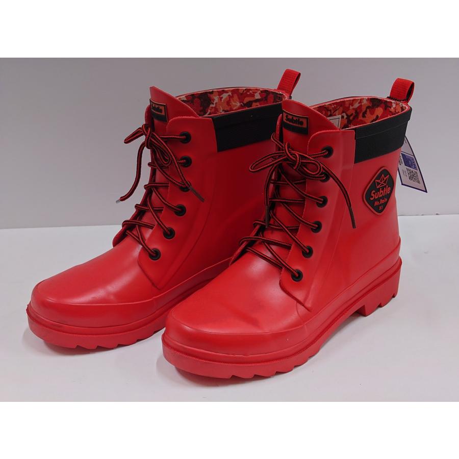Subtle Mr.Rain X1 RAINBOOTS  カラー：TURE RED  サイズ：US 7(24〜25cm) 店頭展示品 |  | 05