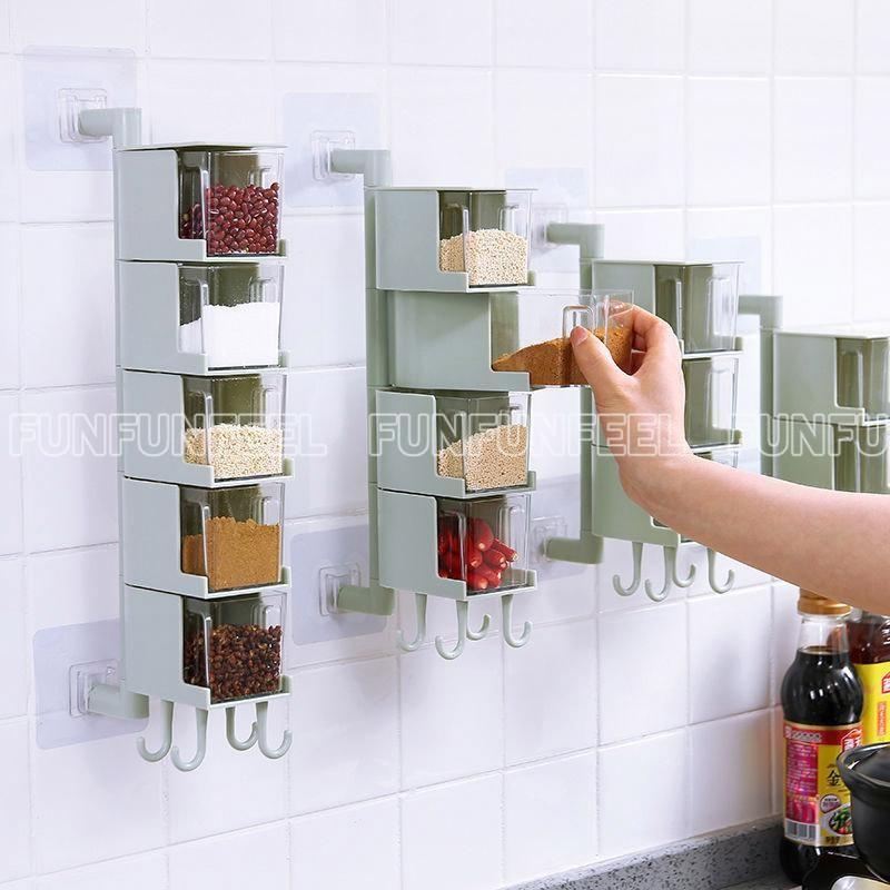 新品】 キッチン収納調味料ケース保存ケース収納ケース④