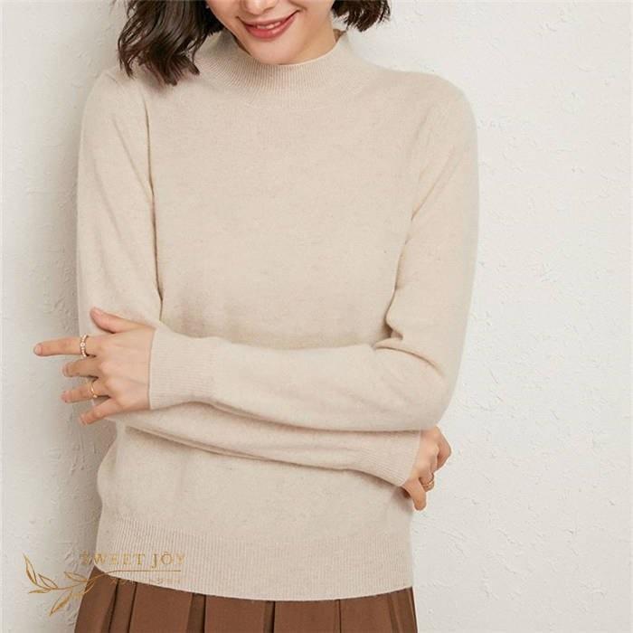 カシミヤ カシミア セーター ニットセーター レディース トップス ハイネック タイト 長袖 無地 やわらか シンプル きれいめ 防寒 カジュアル 全8色 秋冬 Ccxt 017 Fun Fun Feel 通販 Yahoo ショッピング