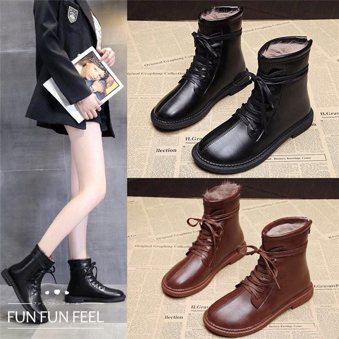 再再販 カジュアル レースアップ 靴 ハイヒール 歩きやすい 黒 かっこいい レディース 茶色 秋 ラウンドトゥ