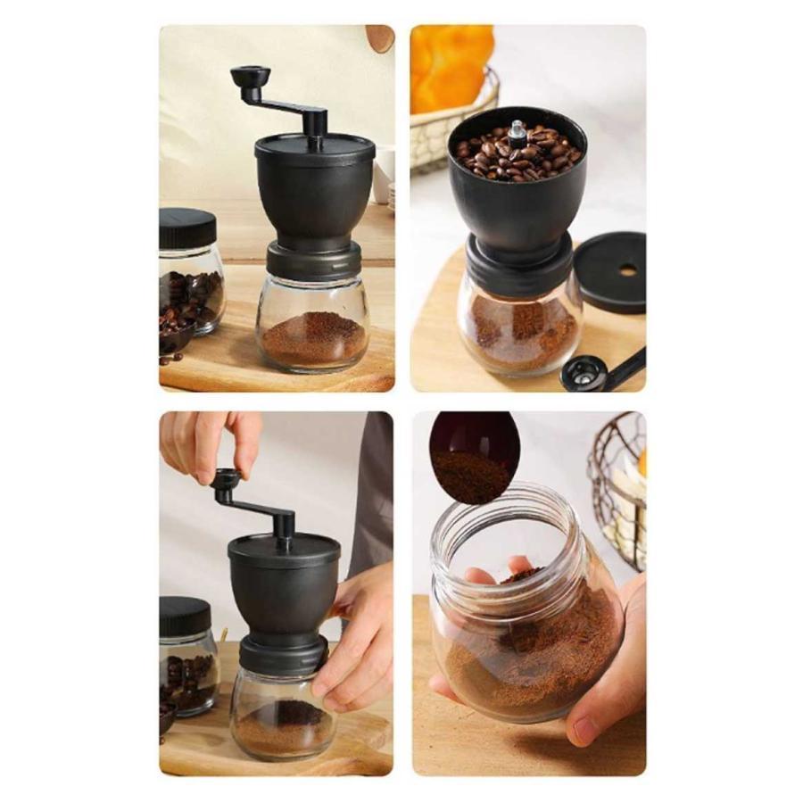 豆挽き コーヒーミル 手回し ハンドミル 珈琲 セラミックコーヒーミル