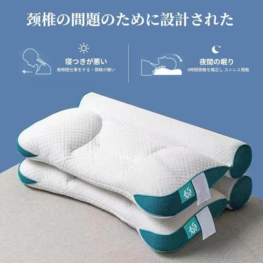 ハイテク超 柔らかい 首サポート枕 40*60cm 快眠促進 横向き寝対応