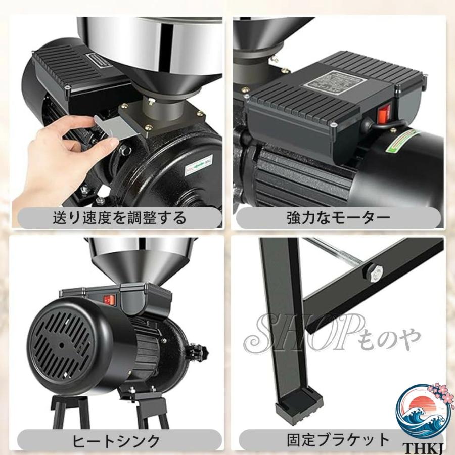 製粉機 粉砕機 電動粉末ミル 3000W 電気式小型豆挽き器 グルメスパイ
